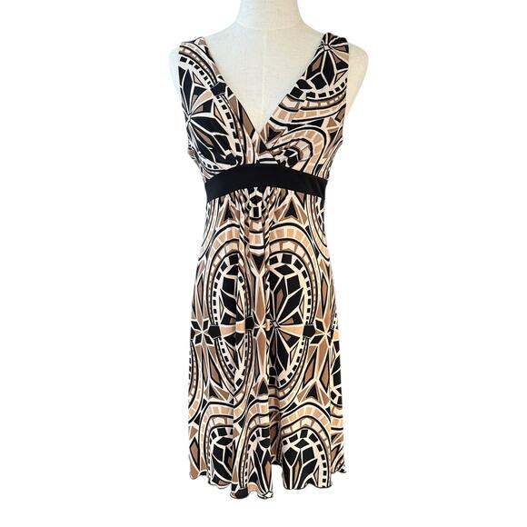 A. Byer Dresses & Skirts - Babydoll Dress Y2K Inspired A Byer Empire Waist Stretch Geometric Sleeveless M